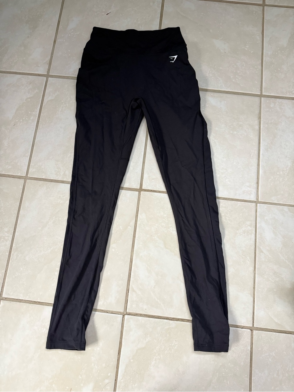 Gymshark Women’s Black High Waist Mesh Panel Leggings